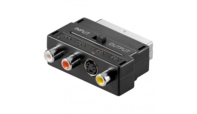 Goobay Scart Adapter (IN/OUT) SCART male (21-pin)
