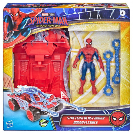 SPIDER-MAN Brand New Day mängukomplekt Web Blast sõiduk