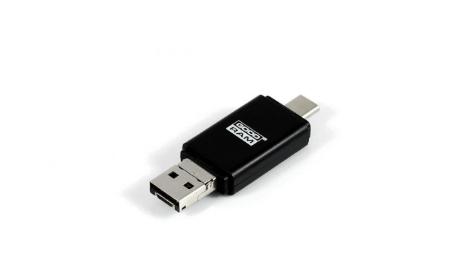 All-in-one 16GB mSD card reader USB-C microUSB