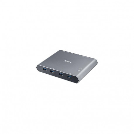 ATEN 2-Port 4K DisplayPort USB-C KVM Dock Switch with Power Pass-through