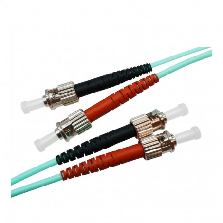 "EFB Duplex Patchkabel ST-ST OM3 0,5m LSZH 3mm aqua"