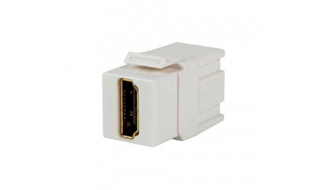 "EFB Keystone Einbauadapter HDMI A - A, weiß"