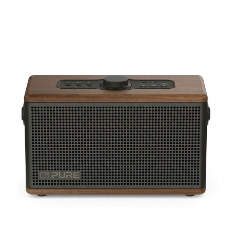 Pure Bluetooth-kõlar Classic Aura kaasaskantav taustavalgustusega, pruun/pähkel