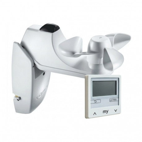 "SOMFY 1818319 Soliris Smoove IB+ Pure White Kit mit W/S-Sensor ohne Rahmen"