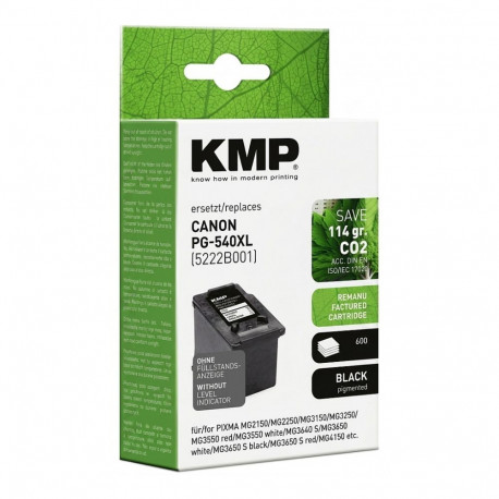 "KMP Patrone Canon PG540XL black 600 S. C87 remanufactured"
