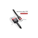 Baseus Type-C Cafule Cable 3A 1m Red + Black (CATKLF-B91)