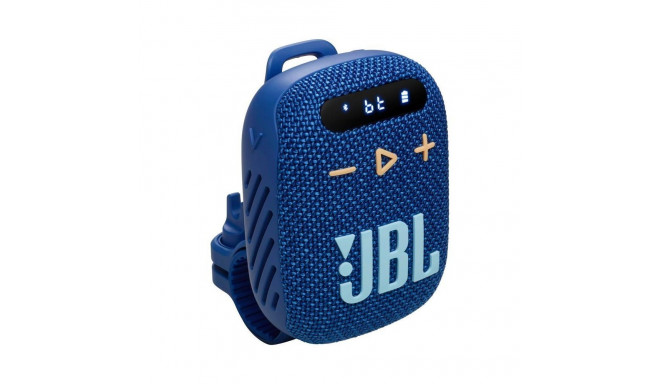 Wireless speaker JBL Wind 3 with handlebar holder blue