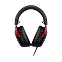 Headphones - HyperX Cloud III Gaming Headset, Memory Foam, Black/Red