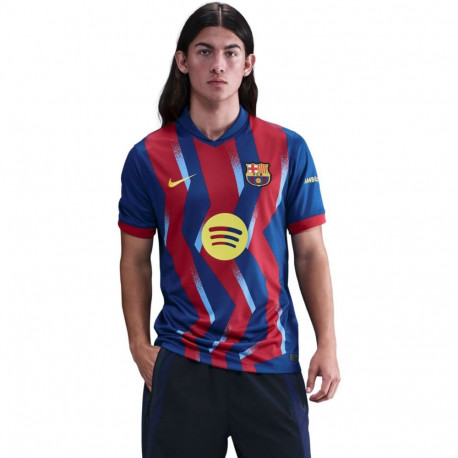 Nike meeste jalgpallisärk FC Barcelona Stadium 2025/26 FZ1304 432, tumesinine-bordoo