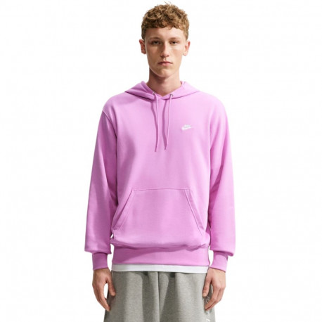 Bluza męska Nike Club FT PO Hoodie różowa FN3866 503 M