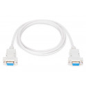 Connection cable RS232 null-modem type DSUB9 / DSUB9 Z / z beige 1,8m
