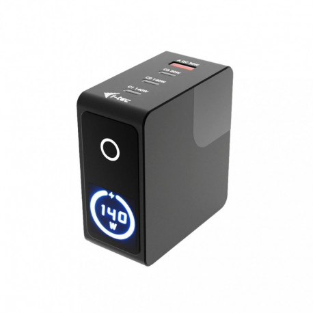 nutikas mitmeportiline USB-laadija 140W 3xUSB-C 1xUSB-A LCD 150cm