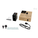 Charger 140W Intelligent Multiport USB 3xUSB-C 1xUSB-A LCD 150 cm