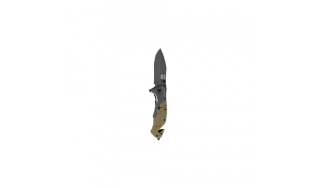 Commander Rescue 101 INC Knife, Black/Tan