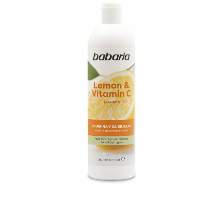 BABARIA LEMON & VITAMIN C champú iluminador y brillo 380 ml