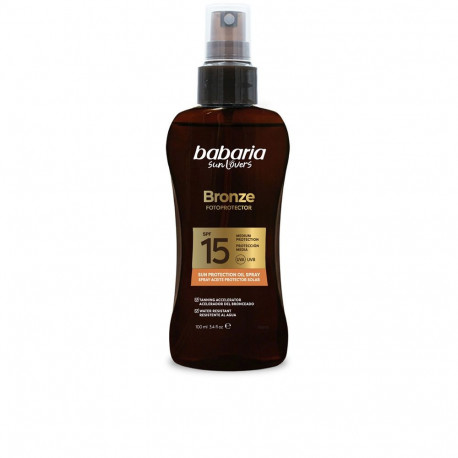 BABARIA päikesekaitseõli sprei SUN LOVERS SPF15 100ml, pronks
