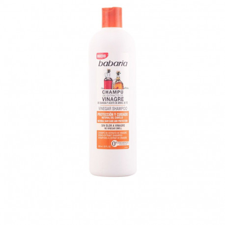 BABARIA VINAGRE champú protección natural cabello 600 ml