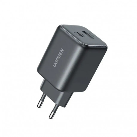 Ugreen Nexode N Series X525 reisilaadija | 45W | GaN | USB-A, USB-C | must