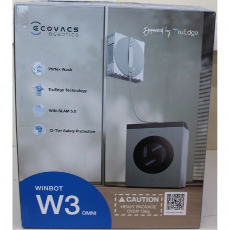 Ecovacs SALE OUT. | Window Cleaning Robot | WINBOT W3 OMNI | Corded/Cordless | 8000 Pa | White/Silve