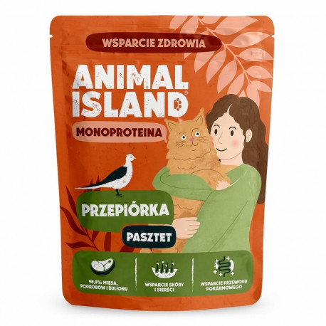 Pet Food - ANIMAL ISLAND Mono Quail Wet Cat Food 100g Grain-Free, Gluten-Free