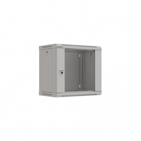 Rack Cabinet - Lanberg WF03-5309-10S 9U Wall Mounted, 60 Kg Capacity, Black