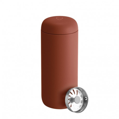 Thermal Mug - Fellow Carter Move Mug 473ml, Leakproof, Ceramic Interior, Brown