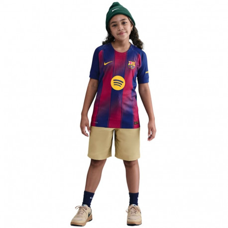 Nike laste jalgpallisärk HJ5216 FC Barcelona 2025/26 kodumängu 456, tumesinine-bordo