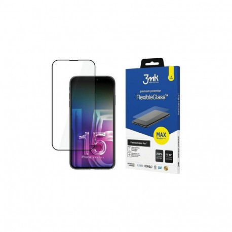 Apple iPhone 15 Pro - 3mk FlexibleGlass Max Black