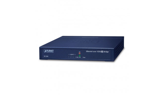 Planet võrgulüliti VC-234 haldatav Fast Ethernet (10/100) 1U, must