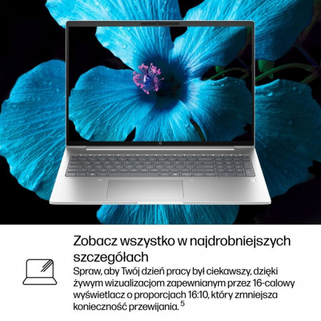 HP sülearvuti ProBook 4 G1i 16"WUXGA/Ultra 5 225U/16GB/SSD512GB/Intel/W11 PRO Pike Silver 3Y, hõbeda