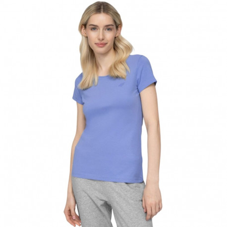 4F naiste t-särk H4L22 TSD350 32S, denim