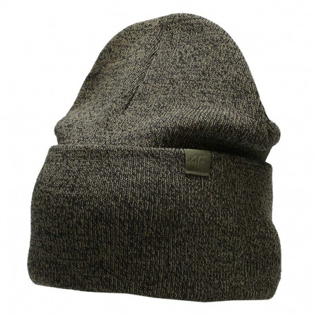 Czapka męska 4F khaki melanż H4Z22 CAM005 43M
