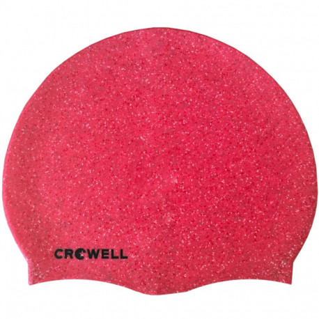 Crowell ujumismüts Recycling Pearl silikoonist, roosa kol.3