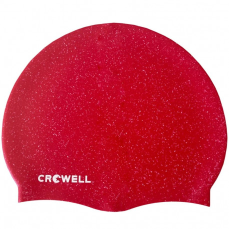 Crowell ujumismüts Recycling Pearl silikoonist, punane kol.9