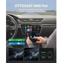 Ottocast wireless adapter Mini Pot CP88-T3 CarPlay/Android Auto, black