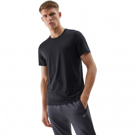 4F meeste t-särk M598 4FWSS24TFTSM598 20S, süsimust