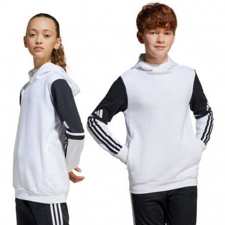 Adidas laste kapuutsiga pusa Squadra 25 JD4807, valge