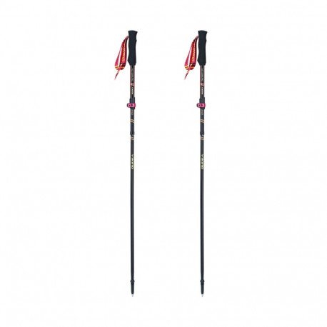 Kije trekkingowe Viking Kettera Pro Lady Trekking czarno-różowe 610-25-7713-0946-UNI