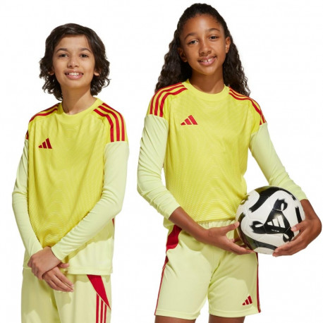 Adidas laste väravavahisärk Tiro 25 Competition pikkade varrukatega KJN2020, kollane-punane