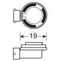 Lampa lamp Xenium-Race H11 12V 2tk