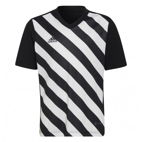 Adidas laste särk Entrada 22 Graphic Jersey HF0123, must-valge