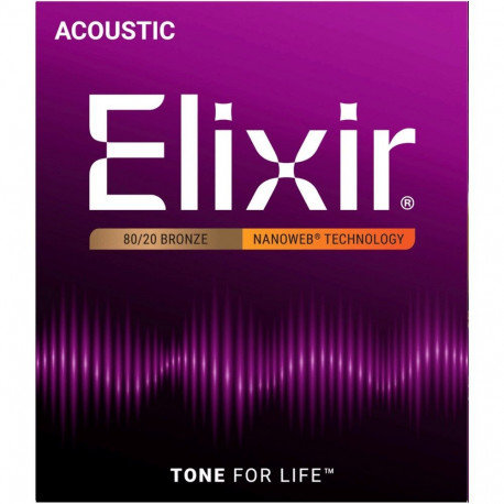 Elixir akustilise kitarri keeled 11002 ekstra kerged NW (10–47)