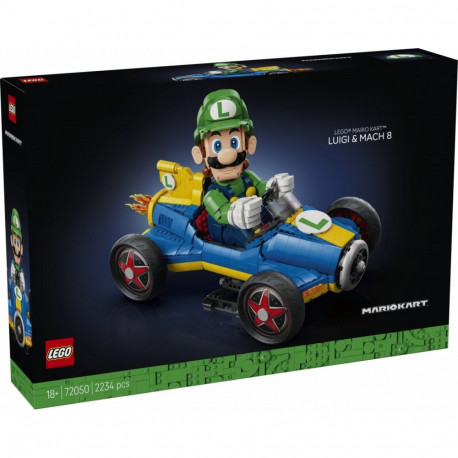 Super Mario 72050 Mario Kart - Luigi i Mach 8 Blocks
