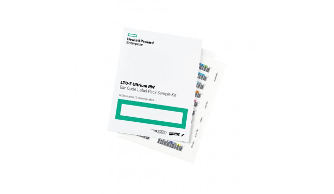 HPE vöötkoodietikettide komplekt LTO-7 Ultrium RW