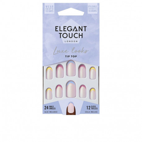 ELEGANT TOUCH ovaalsed kunstküüned LUXE LOOKS liimiga piiratud väljaanne