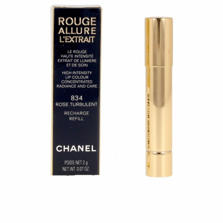 CHANEL ROUGE ALLURE L'EXTRAIT lipstick recarga #834 rose turbulent 2 gr