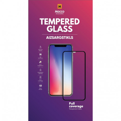 Mocco Full Face 5D / Full Glue Tempered Glass Full Coveraged with Frame Huawei Mate 20 lite Black