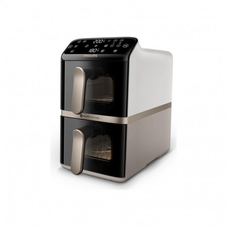 Philips õhufritüür 4000 series NA462/80 topeltkorviga 10L 2750W RapidAir, siidvalge/beez
