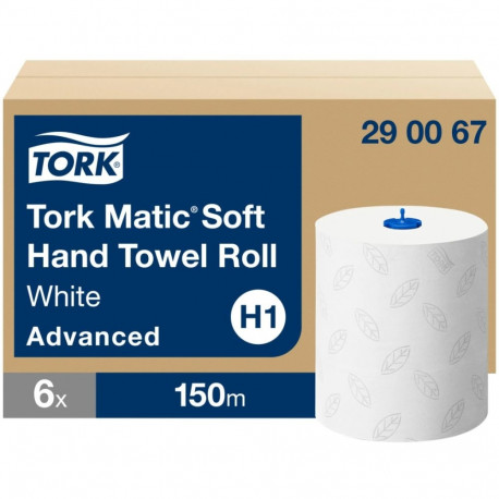 Rullkäterätt Tork  H1 Matic valge, 2-kihiline, 150m/rull