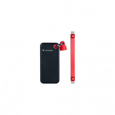 Verbatim Pocket SSD USB 3.2 Gen 2 256GB Black/Red